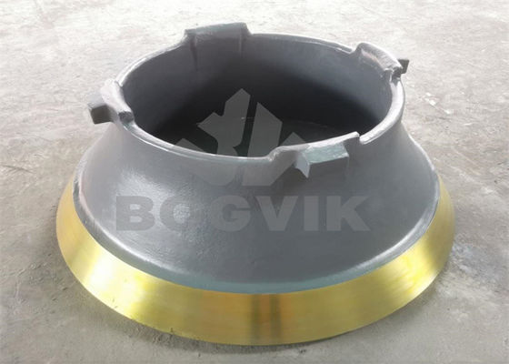 Hoog mangaan Mn14Cr2 Mn18Cr2 M22Cr2 Gietconcave en mantel voor kegelbreker