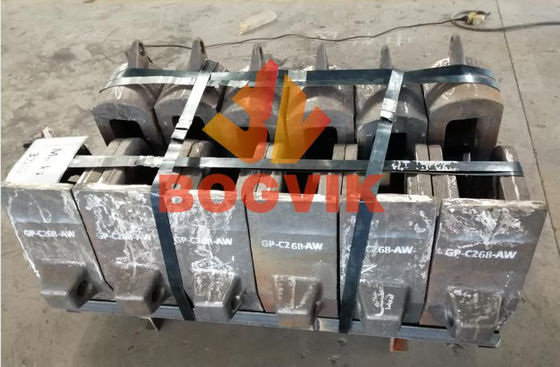 Metalen versnipperonderdelen Hamers Grote breekers en snijmachines Barren Anvils Side Liners Caps and Hammer Pins Pin Protectors