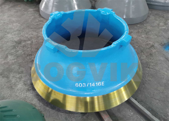 TC1000 TC1300 Spare parts Cone Crusher Bowl Liner en mantel met onderdeelnummer 603/1508E 603/1416E 603/9052E