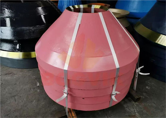 Spareonderdelen voor een laag met hoog mangaan en voor een mantel voor een kegelbreker van TC1300