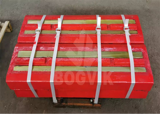 Hoge manganese martensitische staal hoogchroom keramische insert MR110 MR130EVO MR120Z blaasbalken voor verschillende behoeften