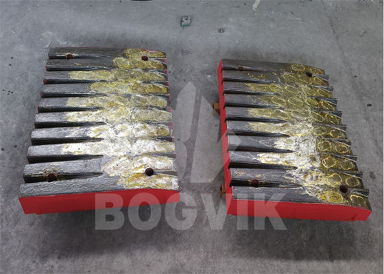 Manganese met Chroom Invoegsel C140 Kaakplaat 2-3 keer levensduur dan normaal mangan crusher liners