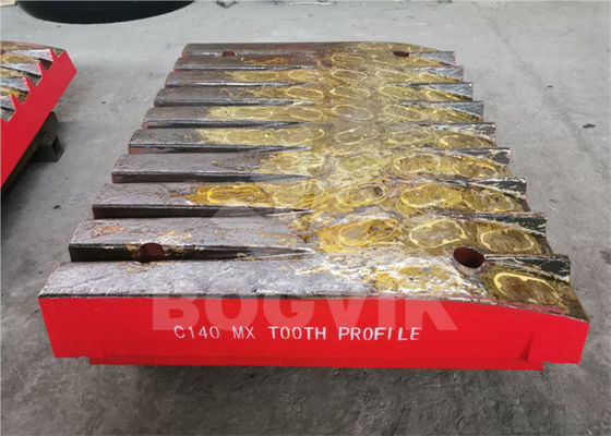Manganese met Chroom Invoegsel C140 Kaakplaat 2-3 keer levensduur dan normaal mangan crusher liners
