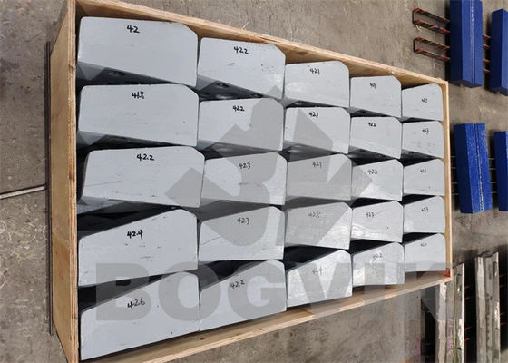 VSI Pocketed Shoes Martensitisch staal Hoogchroom Afhankelijk van de arbeidsomstandigheden