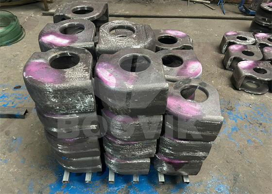 Metalen versnipperonderdelen Kappen en penbeschermers voor het recyclen van schroot met een goede prestatie