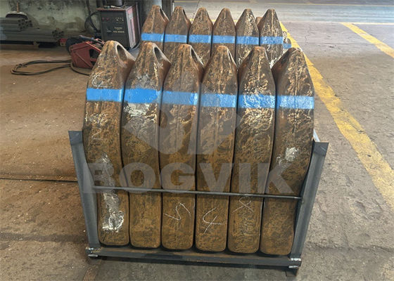 Uitstekende slijtvastheid van Metal Shredder Parts Hammer voor recycling