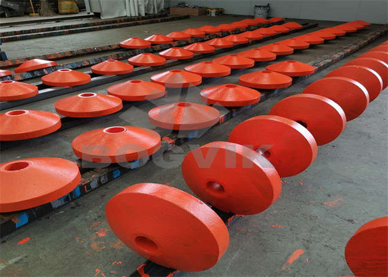 Zandmachine-apparatuur Accessoires VSI-crusher Spare parts Rotor slijtageplaat Distributeur Plaat Direct tips
