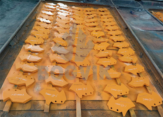 Goed slijtvastheid Cr27% VSI-onderdelen Onderste slijtplaat B96334141A voor VSI-crusher