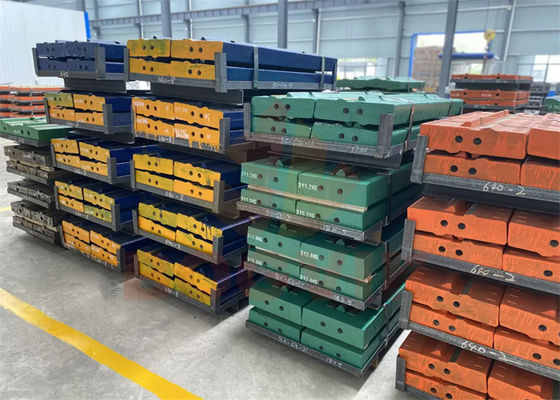 Verscheidene materialen Hoogmanganen Martensitisch Staal Hoogchroom Keramische Inzetblaasbalk geschikt voor verschillende verplettering