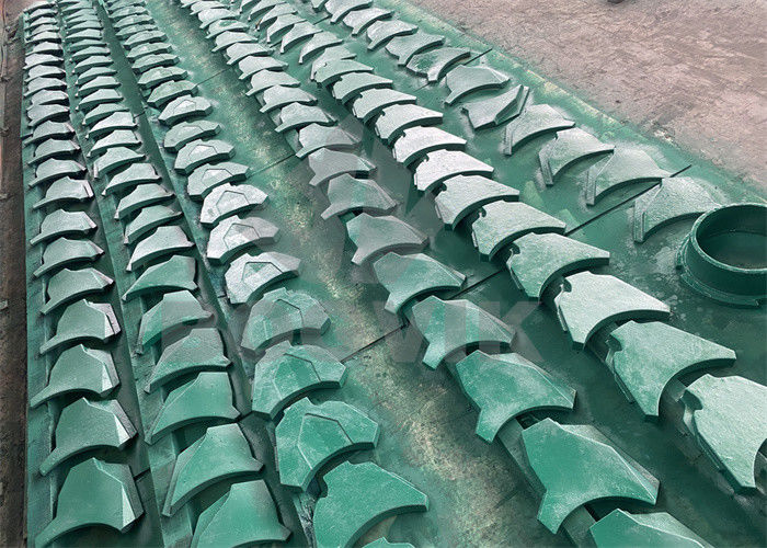Goed slijtvastheid Cr27% VSI-onderdelen Onderste slijtplaat B96334141A voor VSI-crusher